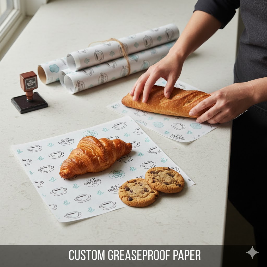 printed greaseproof paper sheets