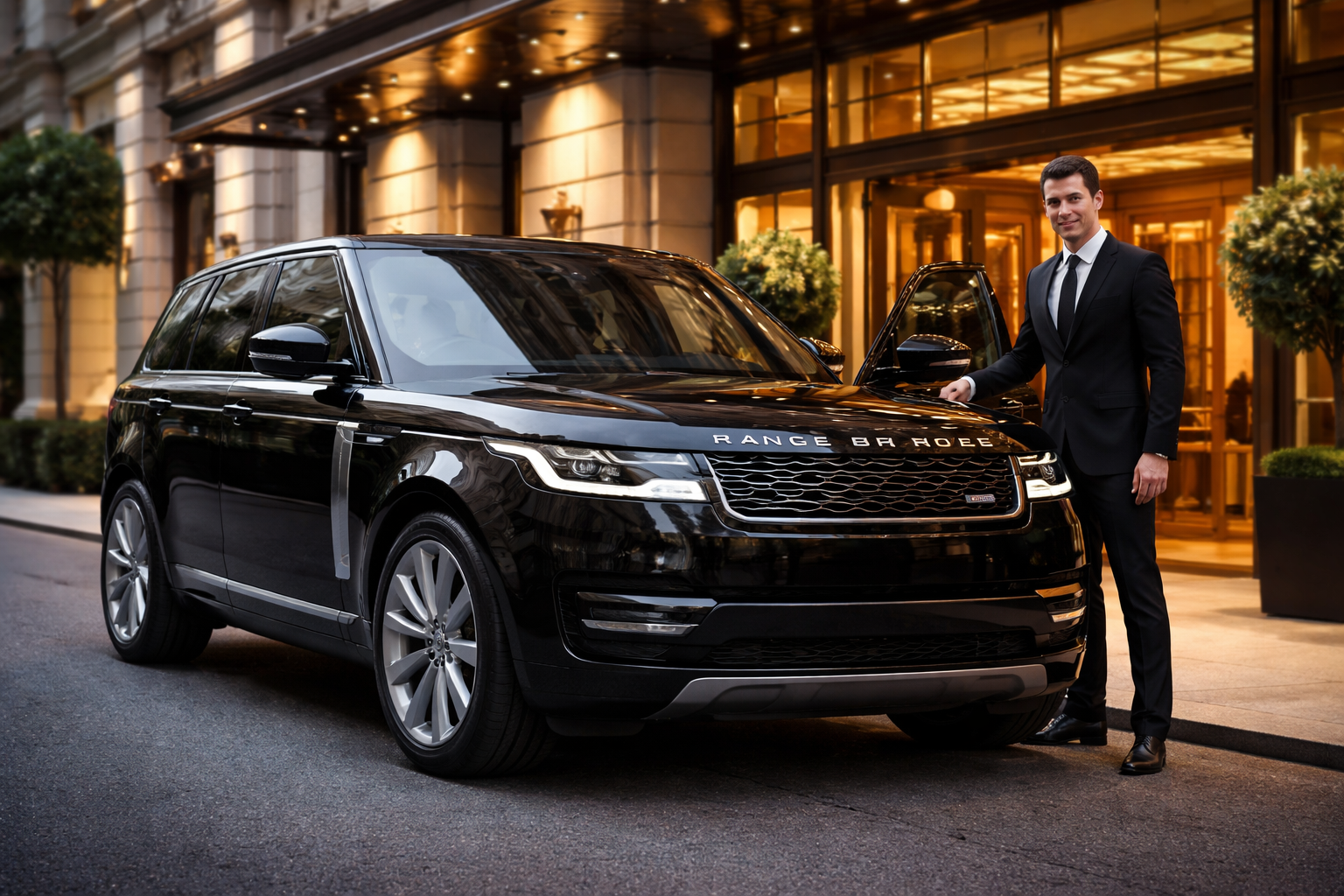 range rover chauffeur hire