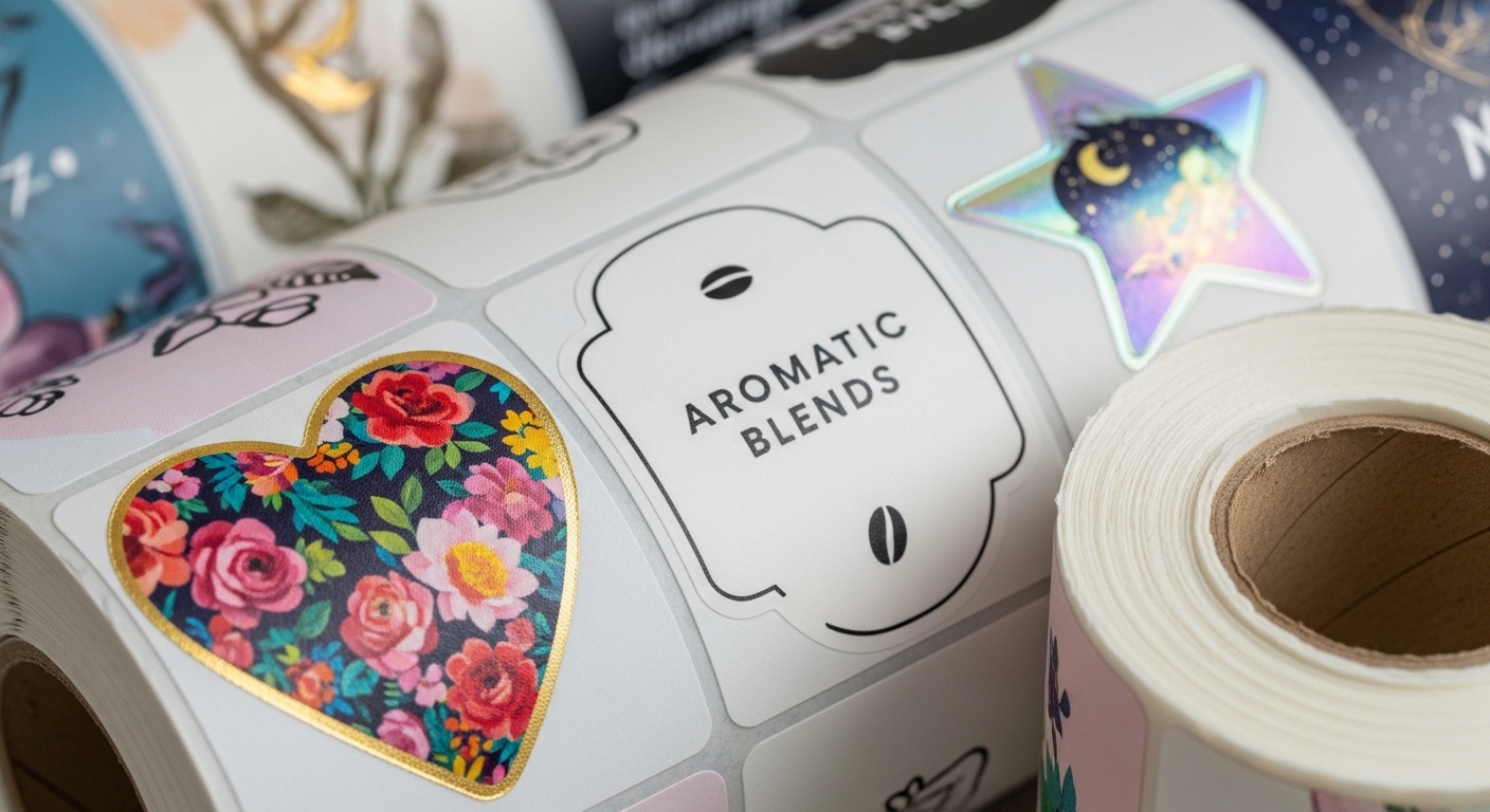 Custom Die-Cut Roll Labels