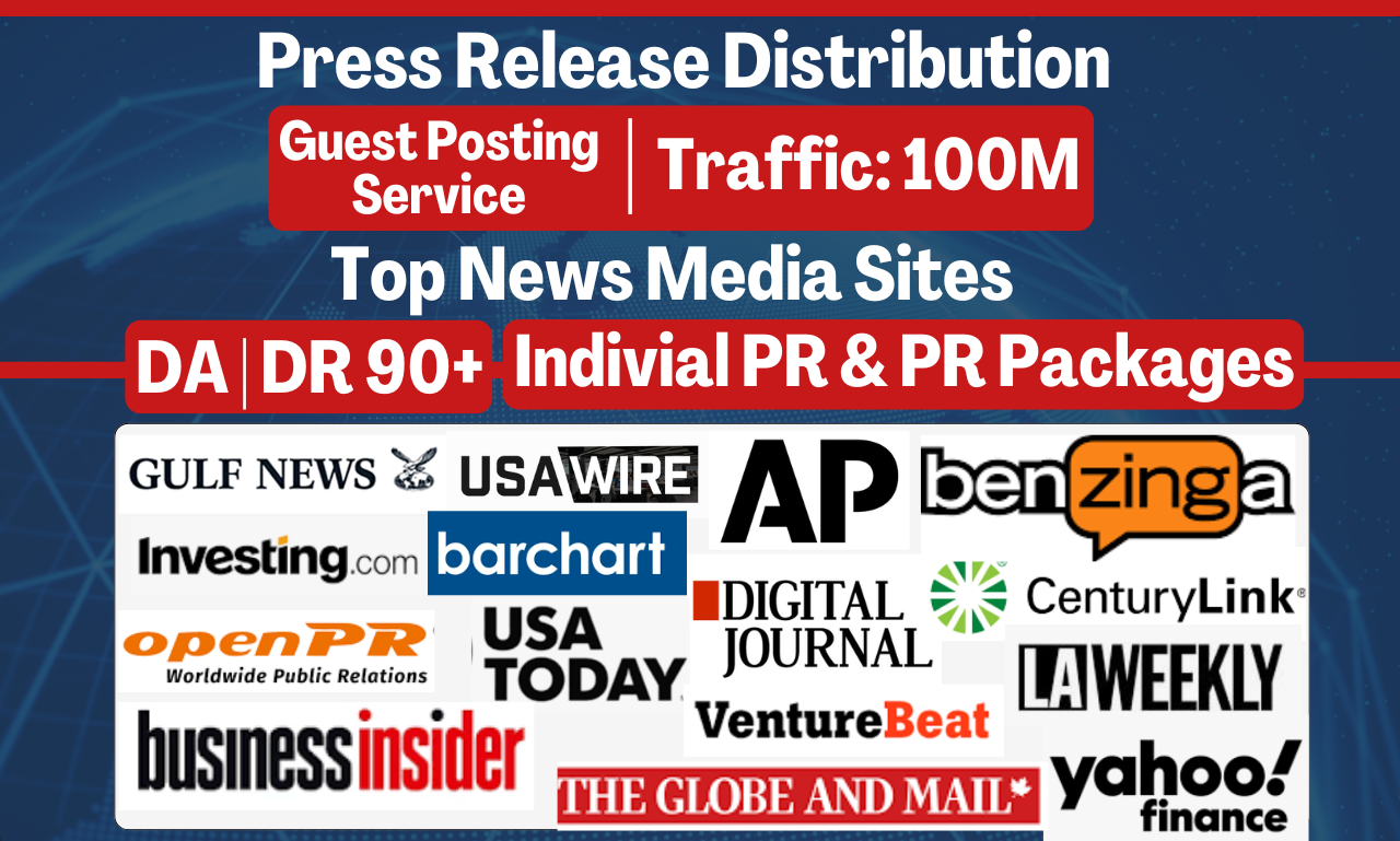Best Guest Posting & Press Release Distribution Services for SEO Backlinks, Dofollow Links, and Premium News Sites