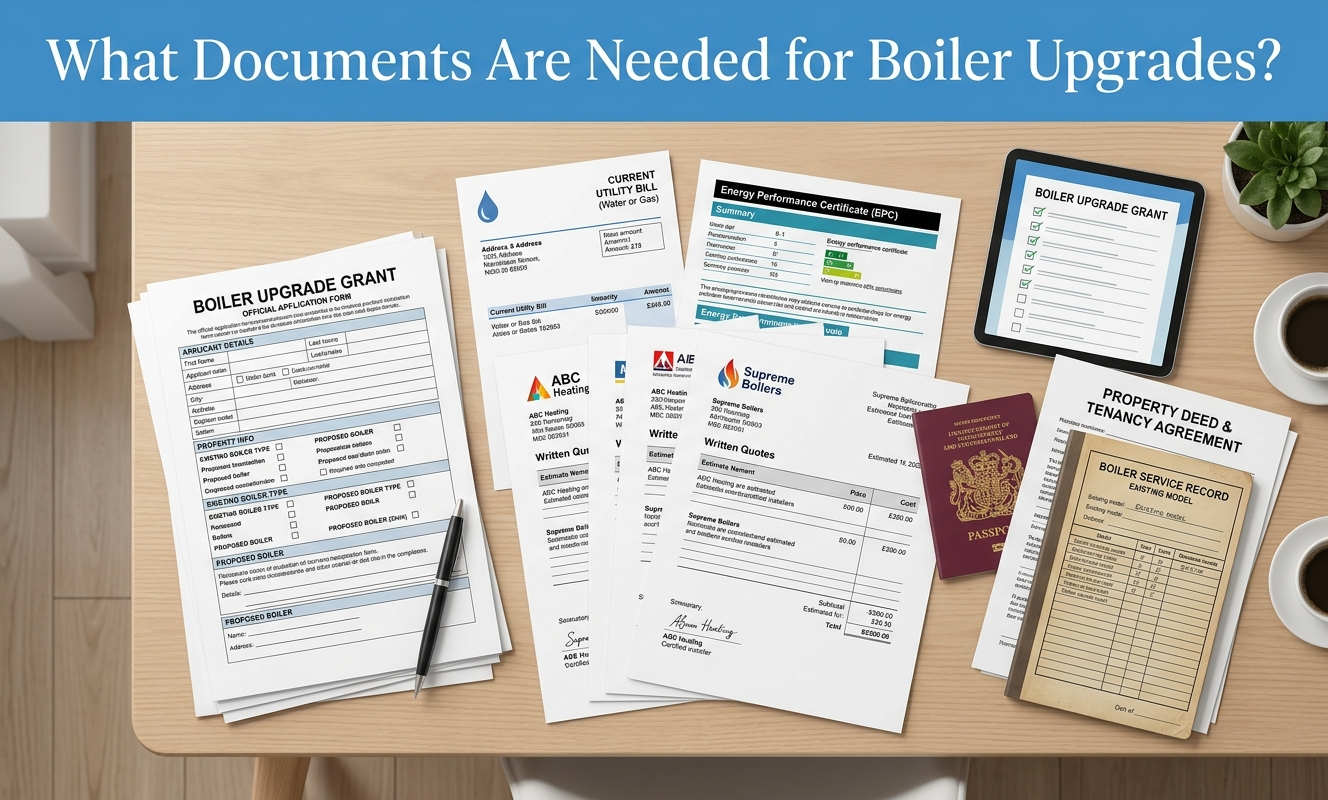 What Documents Are Needed for Boiler Upgrades