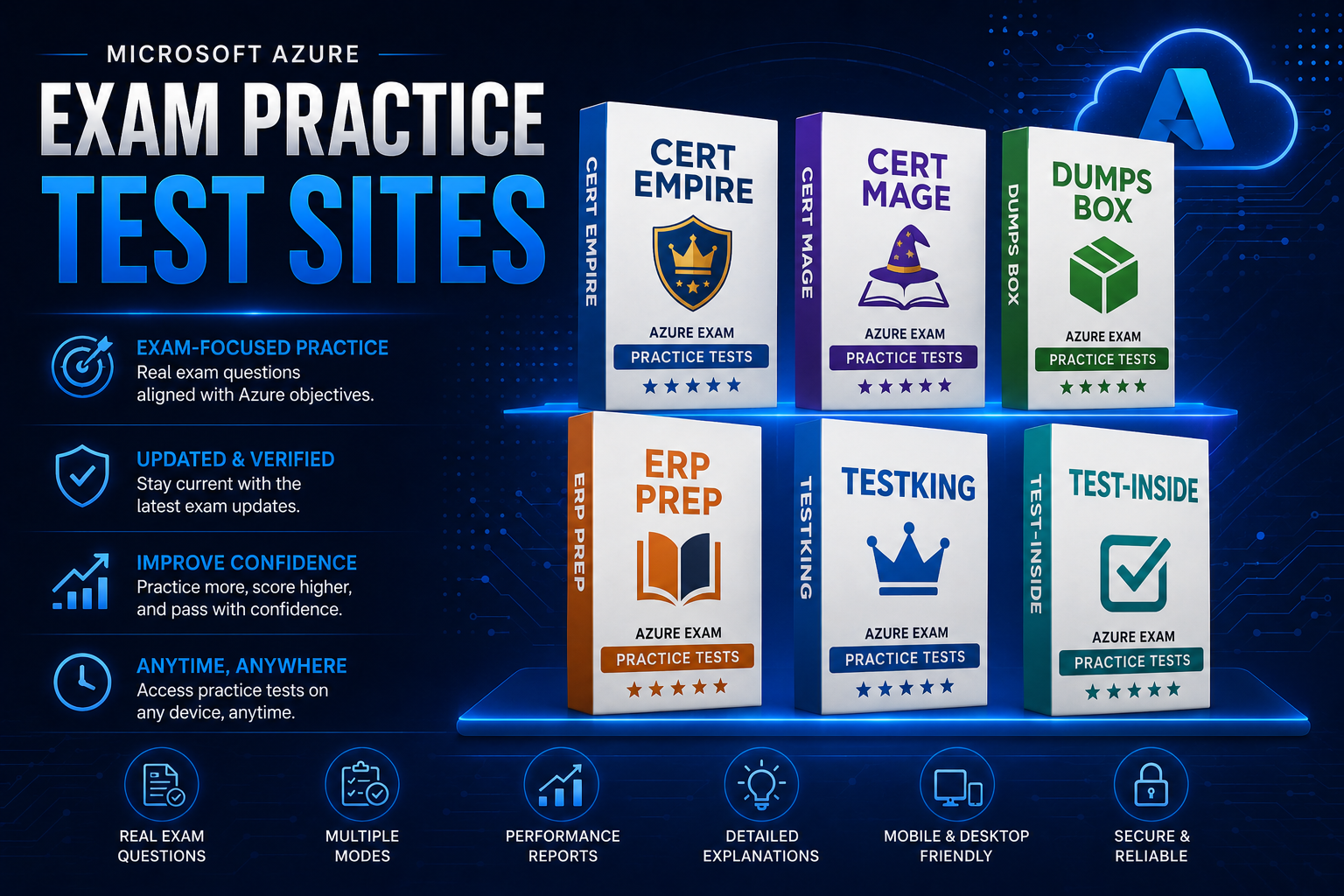 Best Microsoft Azure Practice Test Sites That Provide Real Exam Questions