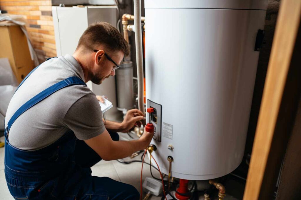 hot water tank repair