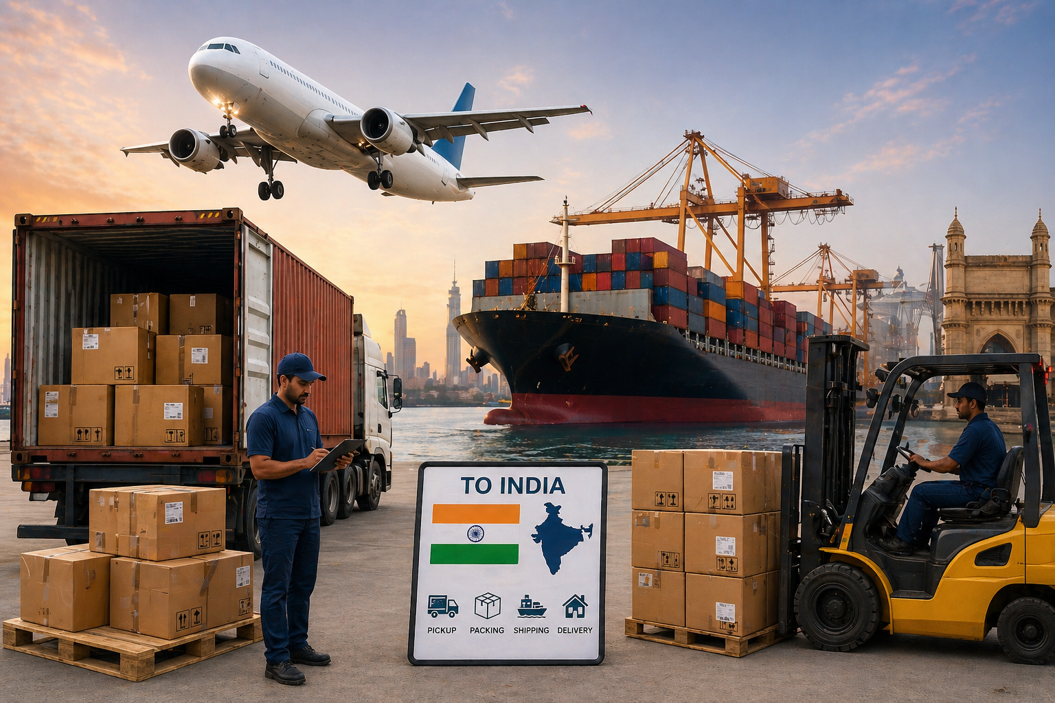 Cargo to India