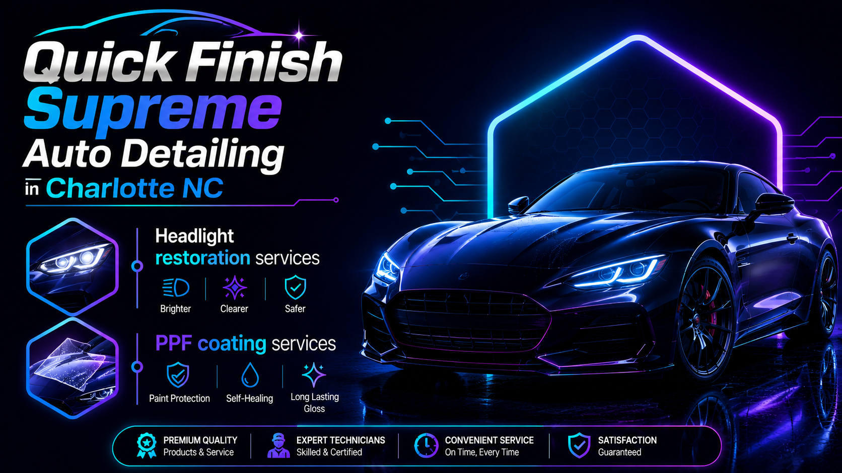 Quick Finish Supreme Auto Detailing in Charlotte NC