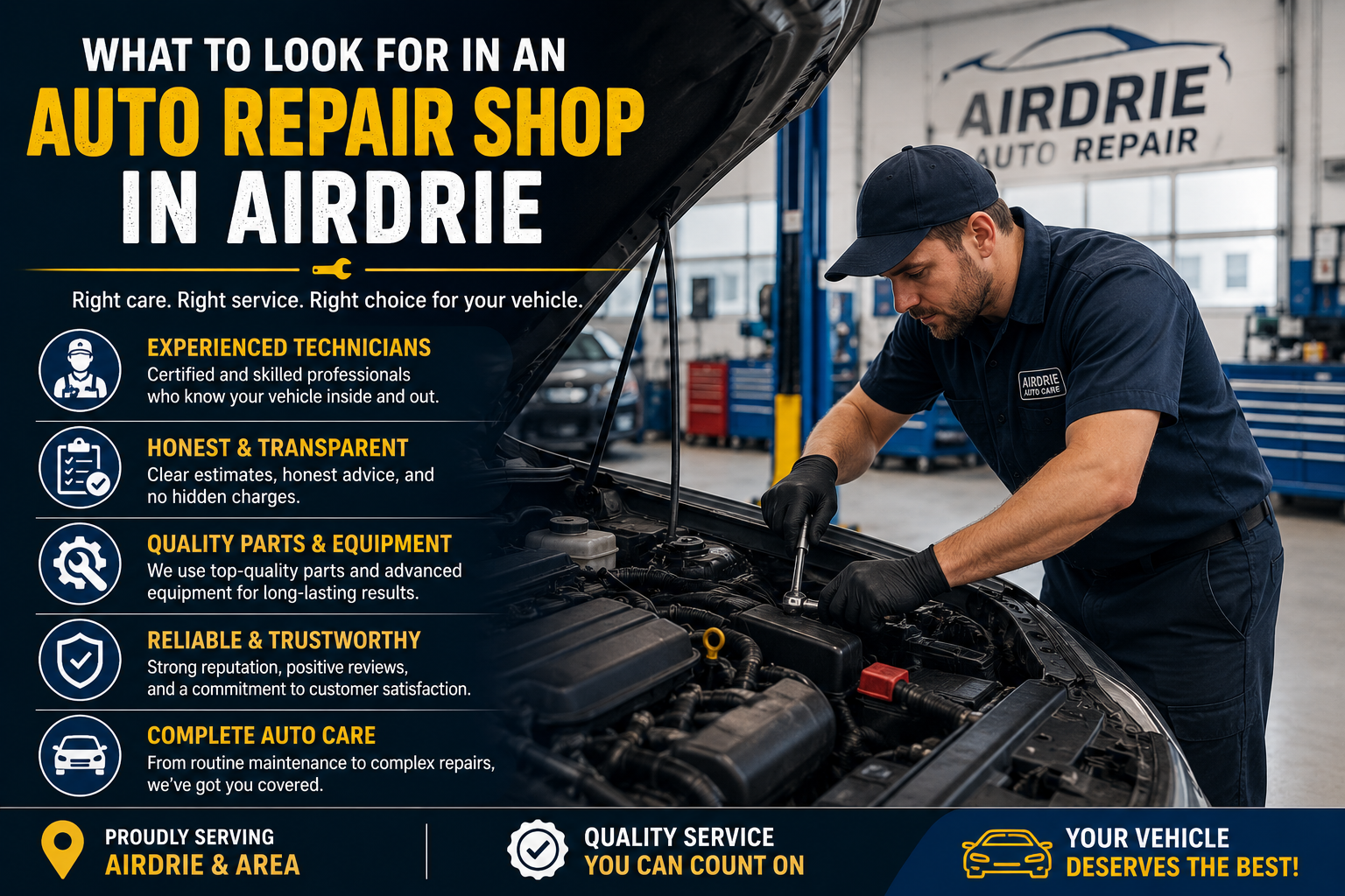 auto repair shop in airdrie