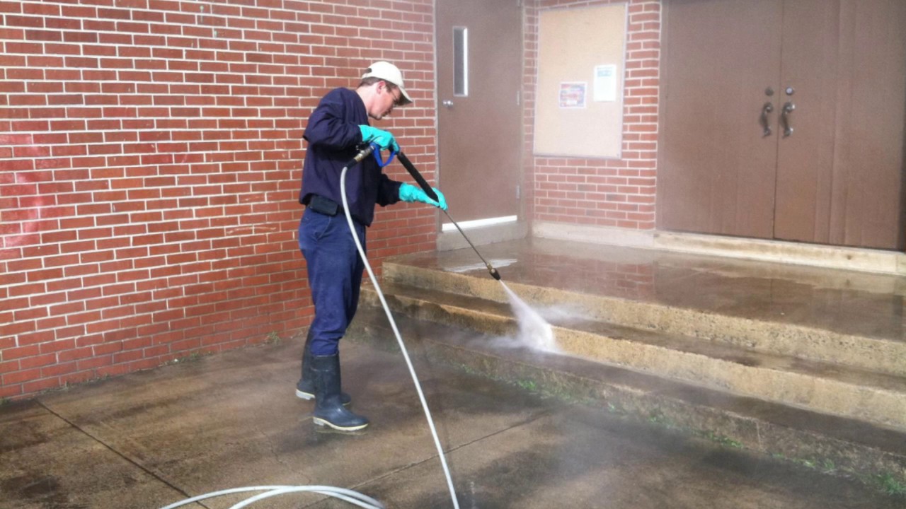 pressure washing
