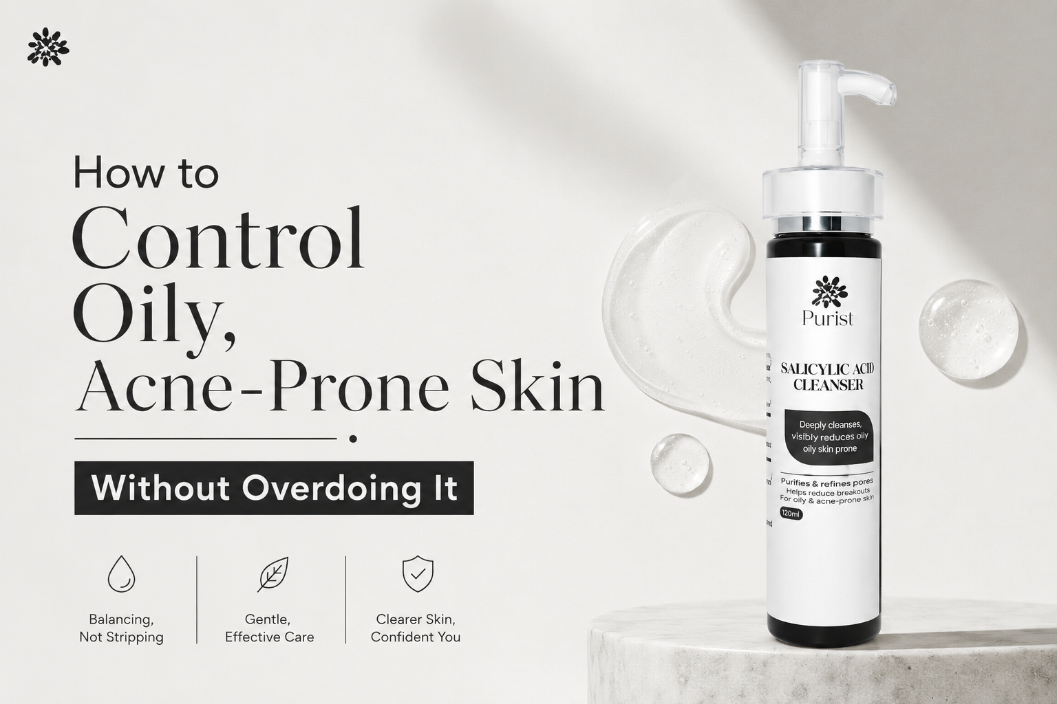 How to Control Oily, Acne-Prone Skin Without Overdoing It