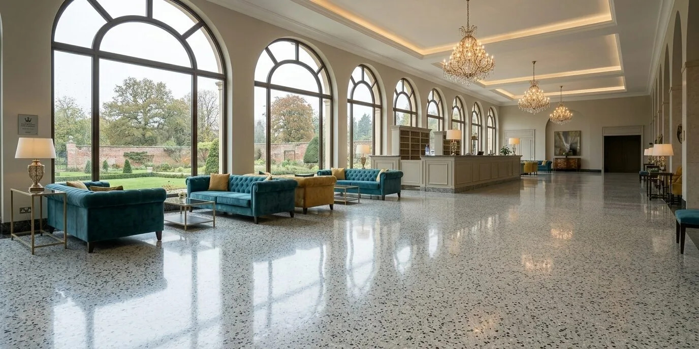 polished concrete floor uk